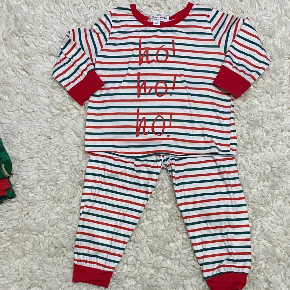 Marie Nicole Christmas pajamas 2pc set , size 18-24mo boys or girls
